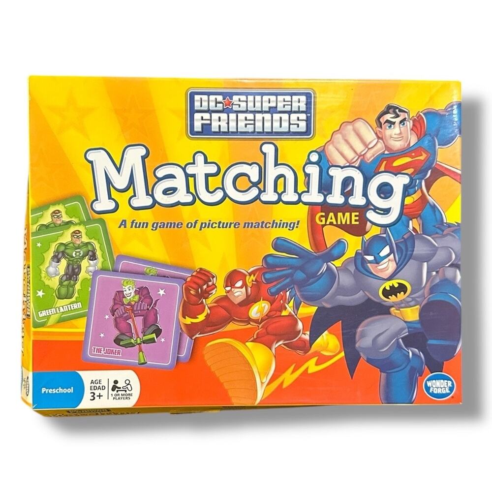 2012 Wonder Forge DC Super Friends Matching Game